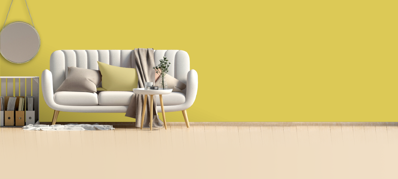 RAL 090 80 60 New yellow — интериорна визуализация