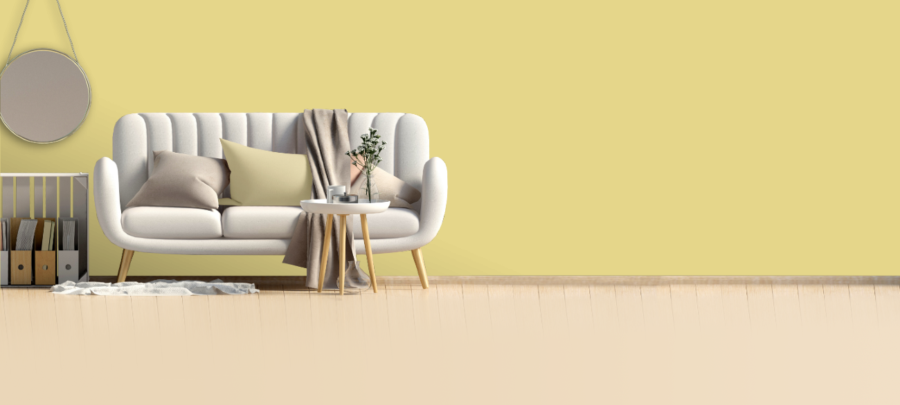 RAL 090 85 40 March yellow — интериорна визуализация