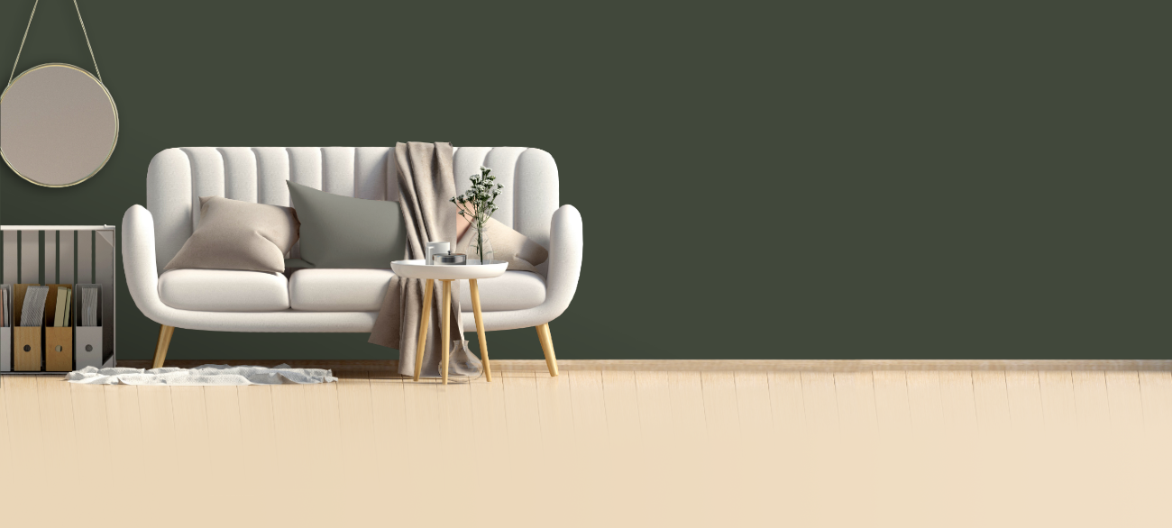 RAL 130 30 10 Arame seaweed green — интериорна визуализация