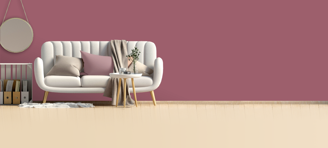 RAL 010 50 30 Marble red — интериорна визуализация