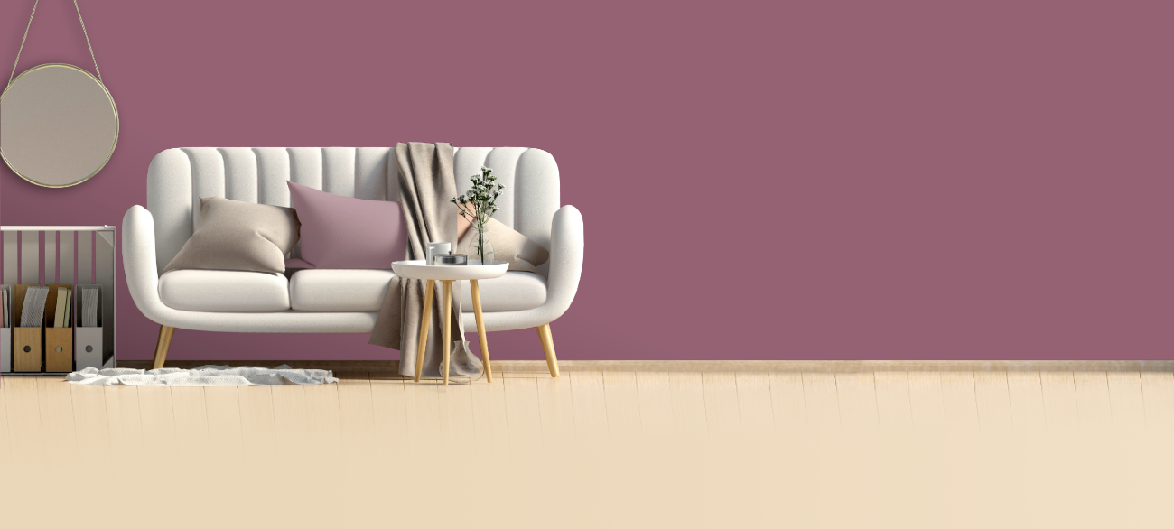 RAL 360 50 25 Art Nouveau pink — интериорна визуализация